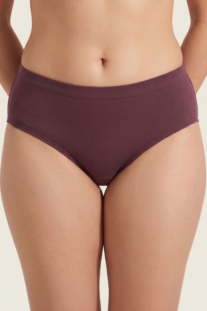 Zivame Medium Rise Full Coverage Hipster Panty (Pack of 3) - Multicolor — image 6